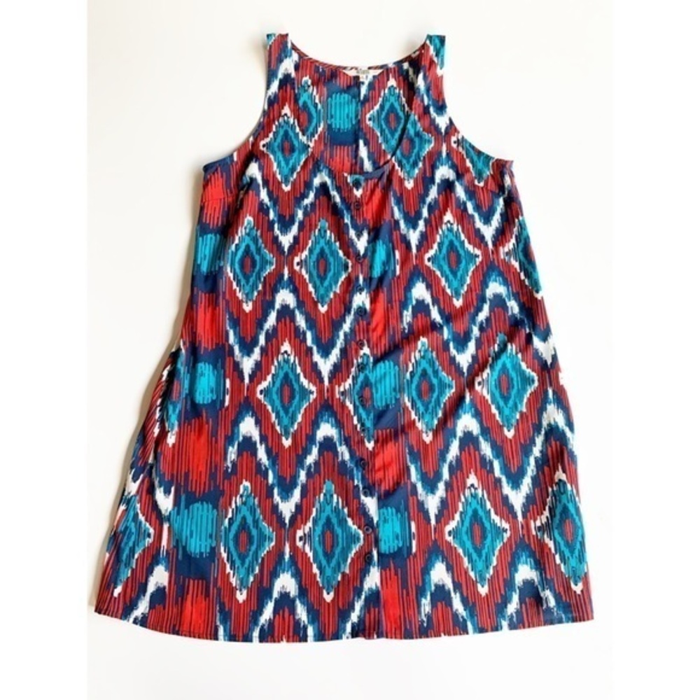 BB Dakota Sleeveless‎ Button Down Dress Large